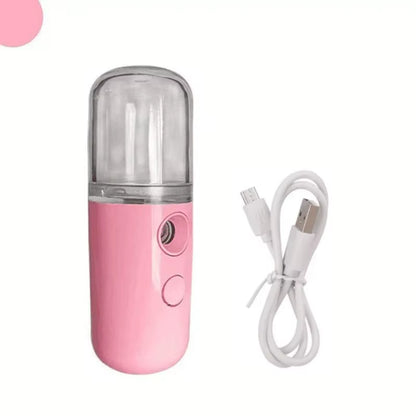 Revitalize Your Skin with the Mini Facial Steamer - Nano Spray Moisturizing Vaporizer for Hydration On-the-Go